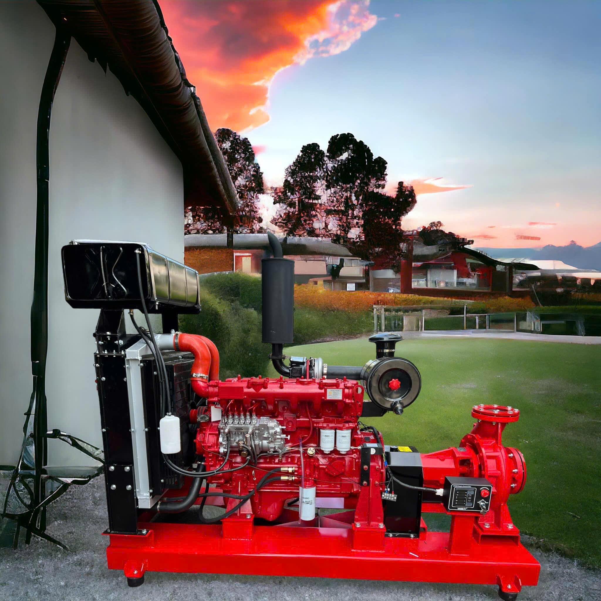 Phân biệt máy bơm chữa cháy điện và diesel